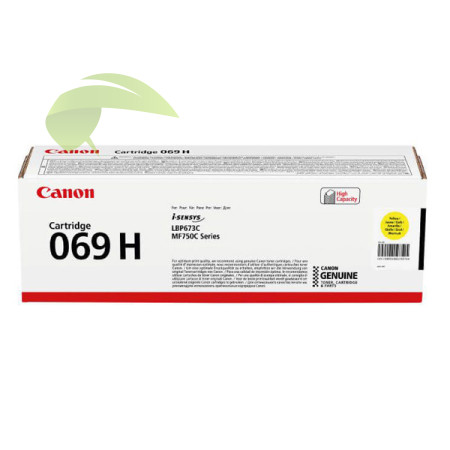 Toner Canon 069H žltý, Canon i-SENSYS LBP673Cdw/MF752Cdw/MF754Cdw, originálny