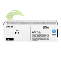 Toner Canon T12 cyan originál, 5097C006, Canon i-SENSYS X C1333P/X C1333i/X C1333iF