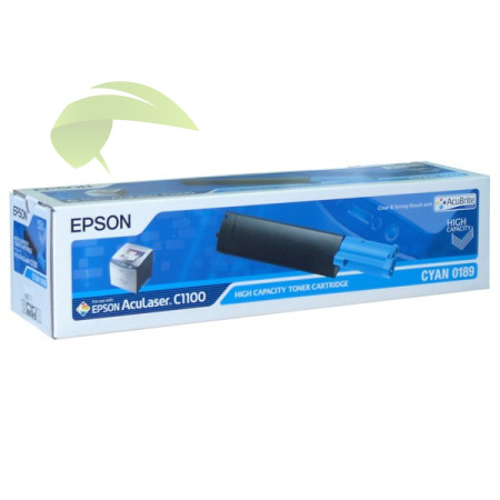 Toner Epson S050189 originálny cyan, AcuLaser C1100/CX11