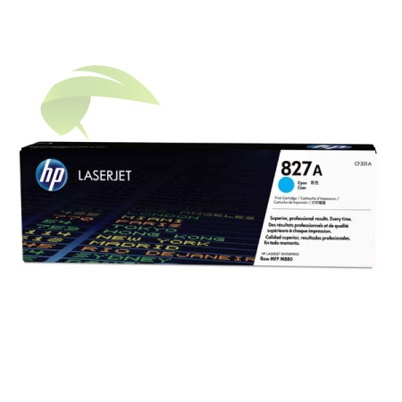 Toner HP 827A, HP CF301A originálny cyan, Color LaserJet Enterprise flow M880