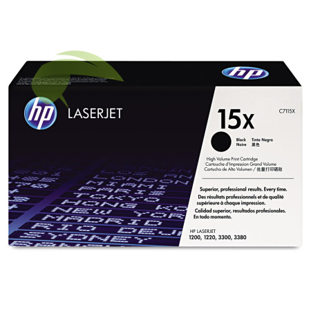 Toner HP C7115X (15X) originálny, LaserJet 1200/1220/3300/3310/3320/3330/3380