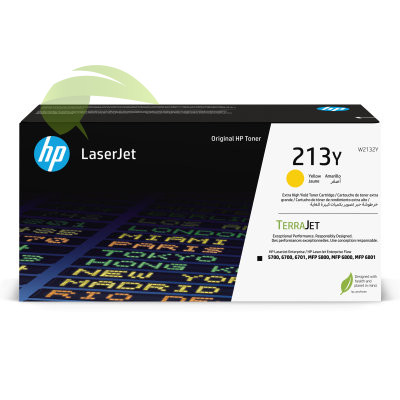 Toner HP 213Y, HP W2132Y originálny žltý, Color LaserJet Enterprise 5700/6700/5800/6800