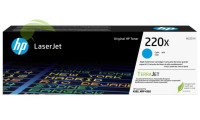Toner HP 220X, HP W2201X originálny cyan, Color LaserJet Pro 4202/4203