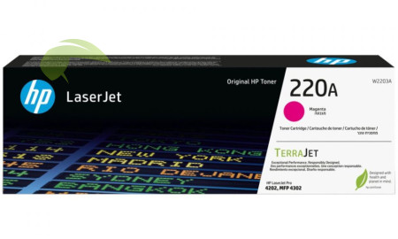 Toner HP 220A, HP W2203A originálny magenta, Color LaserJet Pro 4202/4203