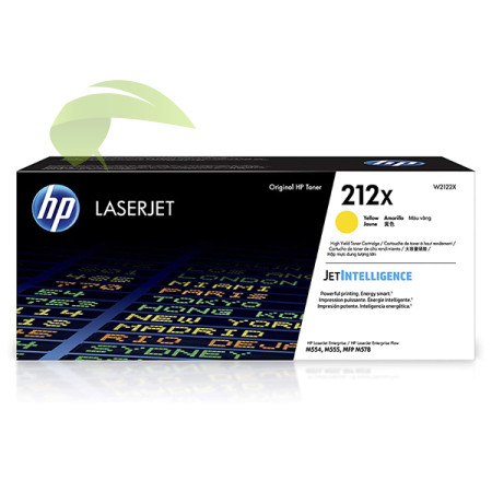 Toner HP 212X, HP W2122X originálny žltý, Color LaserJet Enterprise M554/M555/M578