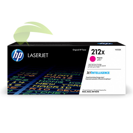 Toner HP 212X, HP W2123X originálny magenta, Color LaserJet Enterprise M554/M555/M578