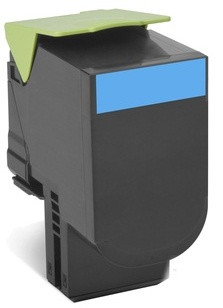 Renovovaný toner pre Lexmark CS417/CX417/CS517/CX517 cyan - 3500 strán