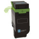 Toner pre Lexmark 75M2HC0, CX532/CS531 cyan - renovovaný