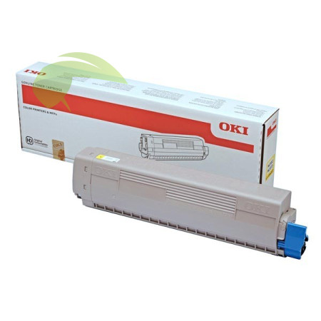 Toner OKI 45862814 originálny žltý, MC873/883
