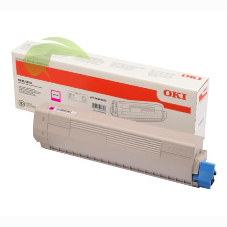 Toner OKI 46443102 originálny magenta, C833/C843