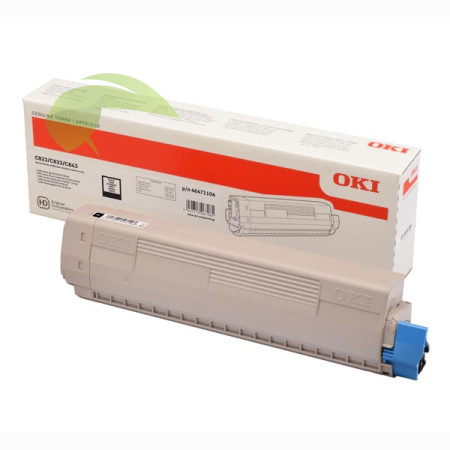 Toner OKI 46471104 originálny čierny, C823/C833/C843