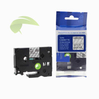 Kompatibilná páska pre Brother TZe-135, 12mm x 8m, biela tlač / priehľadný podklad