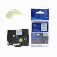 Kompatibilná páska pre Brother TZe-223, 9mm x 8m, modrá tlač / biely podklad