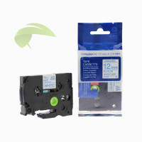 Kompatibilná páska pre Brother TZe-233, 12mm x 8m, modrá tlač / biely podklad