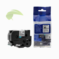 Kompatibilná páska pre Brother TZe-261, 36mm x 8m, čierna tlač / biely podklad