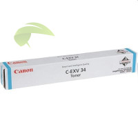 Toner Canon C-EXV34 originálny cyan, imageRUNNER ADVANCE C2020L/C2025i/C2030L/C2220L