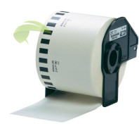 Kompatibilné etikety pre Brother DK-44205, 62mm x 30,48m, snímateľné biele