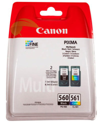 Canon PG-560/CL-561 originálna čierna a trojfarebná náplň, PIXMA TS5350/TS5351/TS5352/TS5353