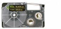 Kompatibilná páska pre Casio XR-9BKG 9mm x 8m zlatá tlač / čierny podklad