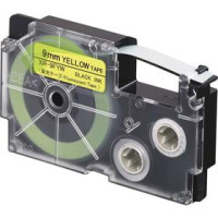 Kompatibilná páska pre Casio XR-9FYW - 9mm × 8m signálna, čierna tlač / svietivo žltý podklad