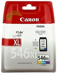 Canon CL-546 XL, originálna farebná náplň, Pixma TS3150/MG3050/MG2550