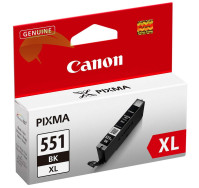 Canon CLI-551XL Bk originálna náplň čierna, Pixma MG5450/MG5550/MG5650/MG5655