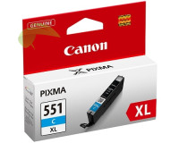 Canon CLI-551XL C originálna náplň cyan, Pixma MG5450/MG5550/MG5650/MG5655