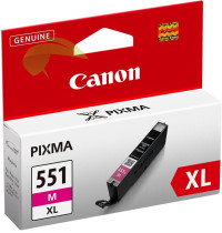 Canon CLI-551XL M originálna náplň magenta, Pixma MG5450/MG5550/MG5650/MG5655