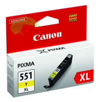 Canon CLI-551XL Y originálna náplň žltá, Pixma MG5450/MG5550/MG5650/MG5655