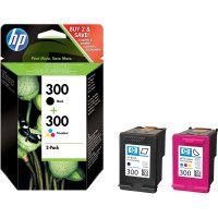 HP CN637EE, HP 300 sada originálnych náplni, Deskjet D1660/D2560/F2480/ENVY 100/110/120