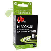 Kompatibilná naplň pre HP CC641EE, HP 300XL čierna, DeskJet D2660/F2420/ Photosmart 7020