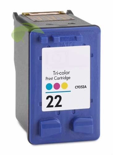 Cartouches D'encre Compatibles HP 21 XL & 22 XL - Pour PSC 1406/1408/1410, Deskjet, Officejet - Neuf