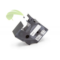 Kompatibilná páska pre Dymo Rhino 1805430, 24mm × 5,5m čierna tlač / biely podklad, vinyl