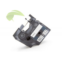 Kompatibilná páska pre Dymo Rhino 18444 / S0718600, 12mm × 5,5m čierna tlač / biely podklad, vinyl