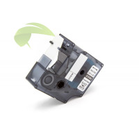 Kompatibilná páska pre Dymo Rhino 18484 / S0718220, 19mm × 5,5m čierna tlač / biely podklad, polyester