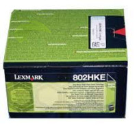 Toner Lexmark 802HKE, 80C2HKE originálny čierny, Lexmark CX410/CX510