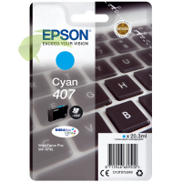 Epson 407XL, C13T07U240 originálna cyan, WorkForce Pro WF-4745