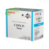 Toner Canon C-EXV21, 0453B002 originálny, iRC2380i/iRC2880/iRC3080/iRC3380/iRC3580 cyan - popísaný obal