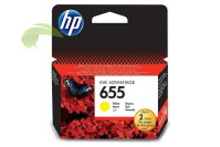 HP CZ112AE, HP 655 originálna náplň žltá, DeskJet Ink Advantage 3525/4615/4625/5525/6525