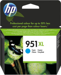 HP CN046A, HP 951XL originálna náplň cyan,  Officejet Pro 251dw/Pro 276dw/Pro 8100/Pro 8600