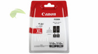 Canon PGI-550XL PGBk (6431B005) Twin-Pack originálne náplne čierne, Pixma MG5450/MG5550/MG5650/MG5655