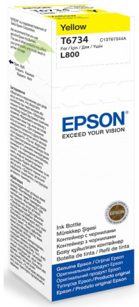 Epson T6734 originálna žltá, Epson L800/L805/L810/L850/L1800