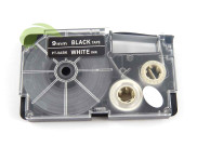 Kompatibilná páska pre Casio XR-9ABK 9mm x 8m biela tlač / čierny podklad